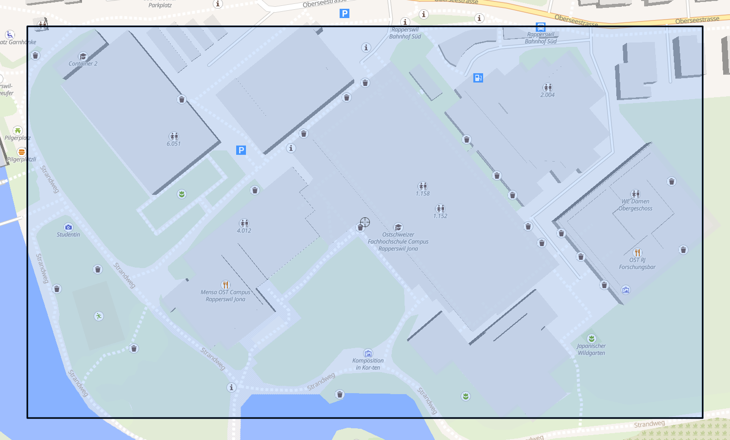 Bbox around Campus OST Rapperswil